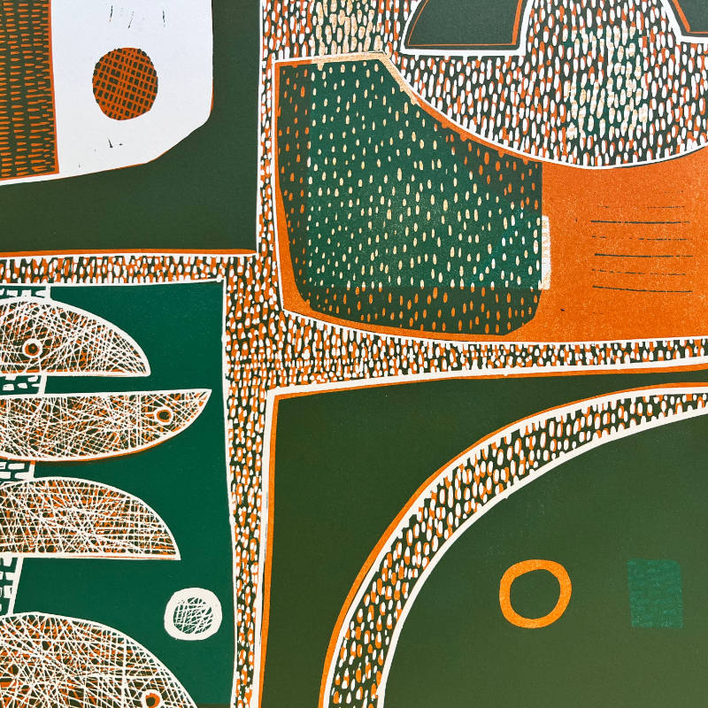 Sarah Minela - Somerset based artist and printmaker.